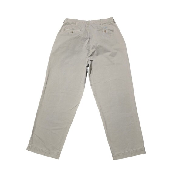 Polo Ralph Lauren Pants Mens 34x30 Vintage Philip Chino Khaki Casual - Picture 2 of 12